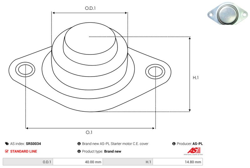 Starterikaas, Karburaator, AS-PL SRS0034