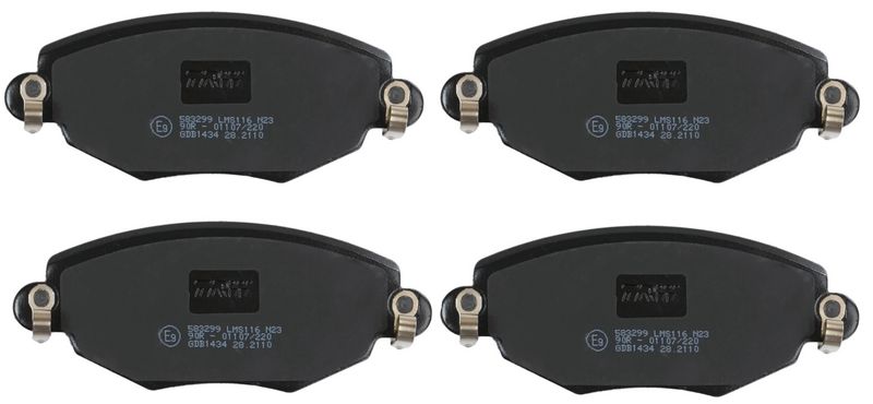 TRW GDB1434 Brake Pad Set, disc brake