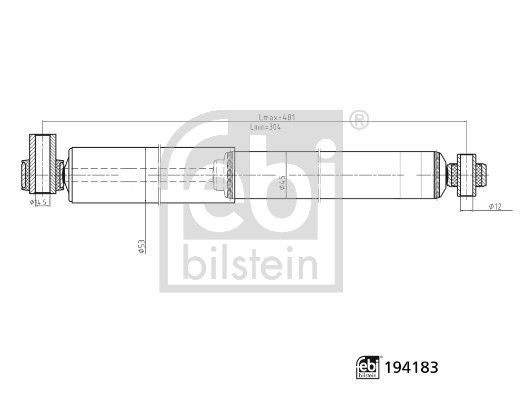 FEBI BILSTEIN 194183 Shock Absorber