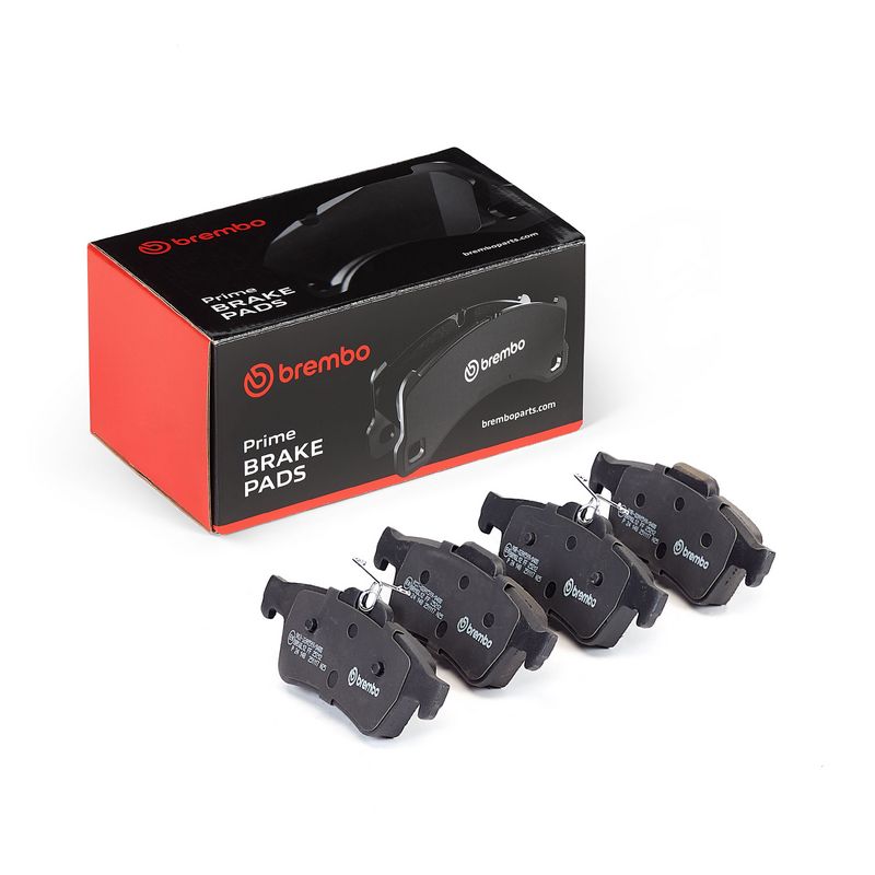 комплект спирачно феродо, дискови спирачки BREMBO