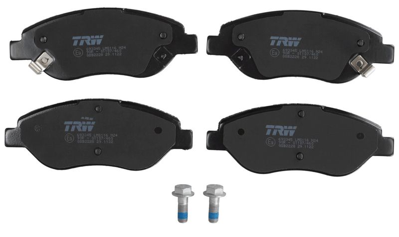 Bremsbelagsatz, Scheibenbremse