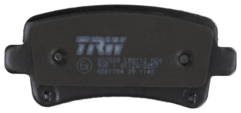 TRW GDB1784 Stabdžių trinkelių rinkinys, diskinis stabdys