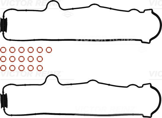 Комплект ущільнень, кришка голівки циліндра, OPEL VECTRA B/OMEGA B/ZAFIRA 93- 2.5/3.2 на одну крышку (компл.), Victor Reinz 15-34268-02