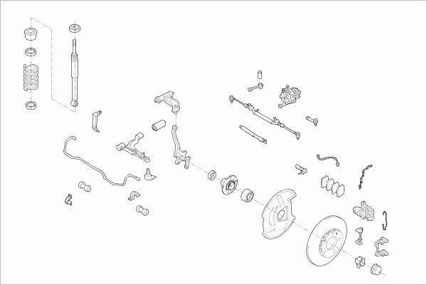 LEMFÖRDER kerékfelfüggesztés MERCE-C-KLA-FL020