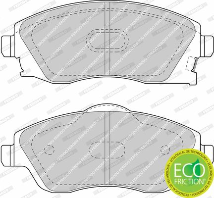 FERODO FDB1424 Brake Pad Set, disc brake