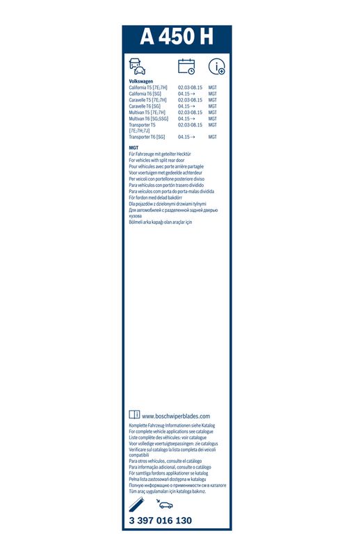 BOSCH 3 397 016 130 Wiper Blade