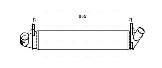 Охолоджувач наддувального повітря, Ava DAA4006