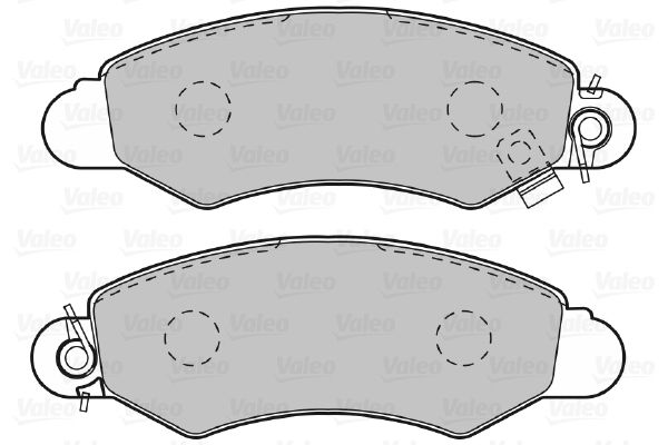 VALEO 598991 Brake Pad Set, disc brake