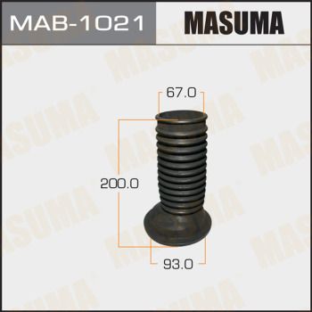 Комплект пилозахисних ковпаків, амортизатор, Masuma MAB1021