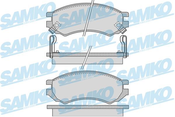 SAMKO 5SP1008 Brake Pad Set, disc brake