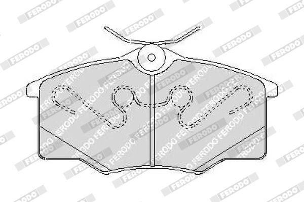 FERODO Plaquettes de frein à disque FDB1385