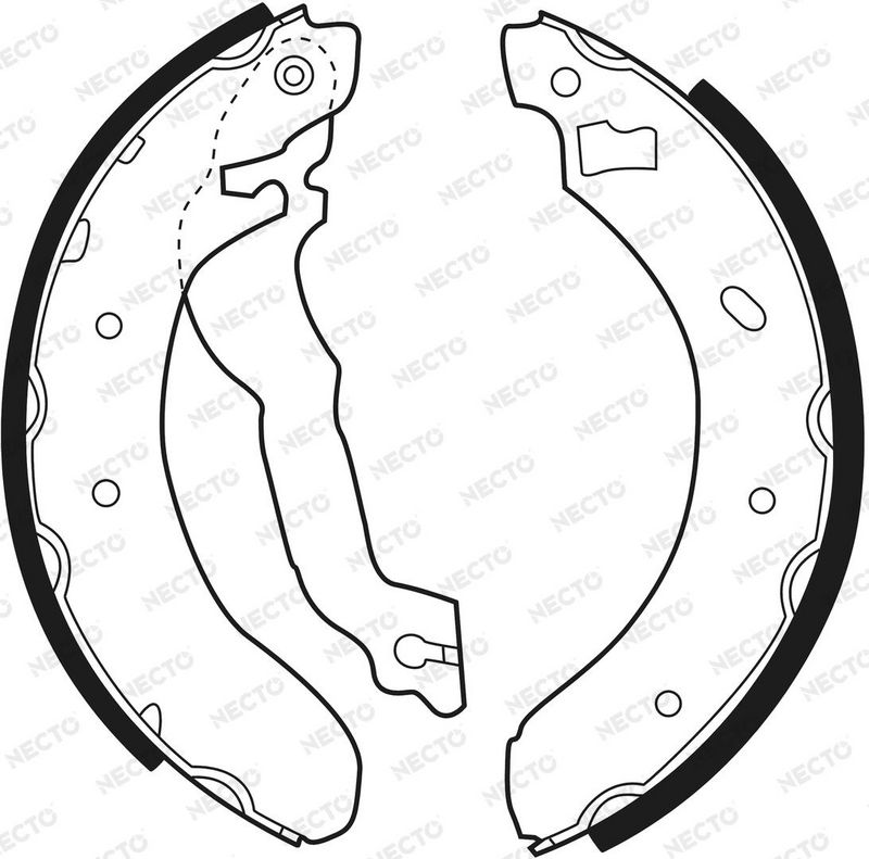 Juego de zapatas de frenos