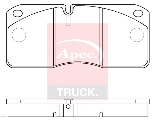 APEC Brake Pad Set, disc brake PAD29067