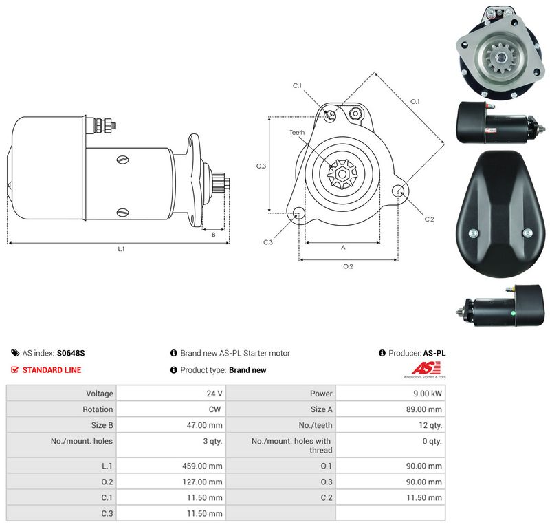 AS-PL S0648S Starter