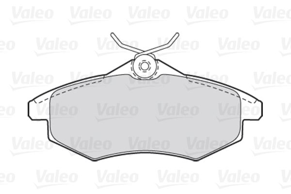 VALEO 301500 Brake Pad Set, disc brake