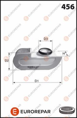 Повітряний фільтр, Eurorepar 1667446980