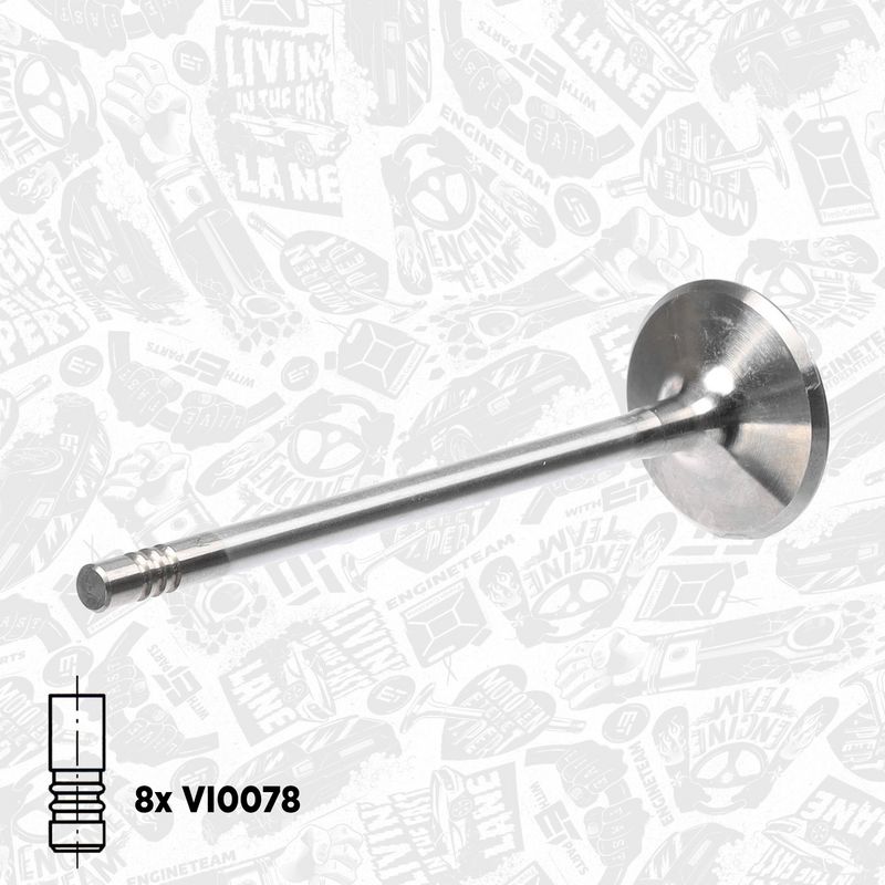 Product Image - Kleppenset, in-/uitlaatklep - VS0029 - ET ENGINETEAM
