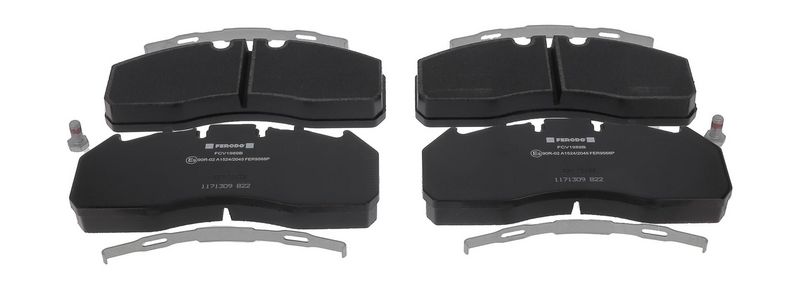 Sada brzdových destiček, kotoučová brzda FCV1989B