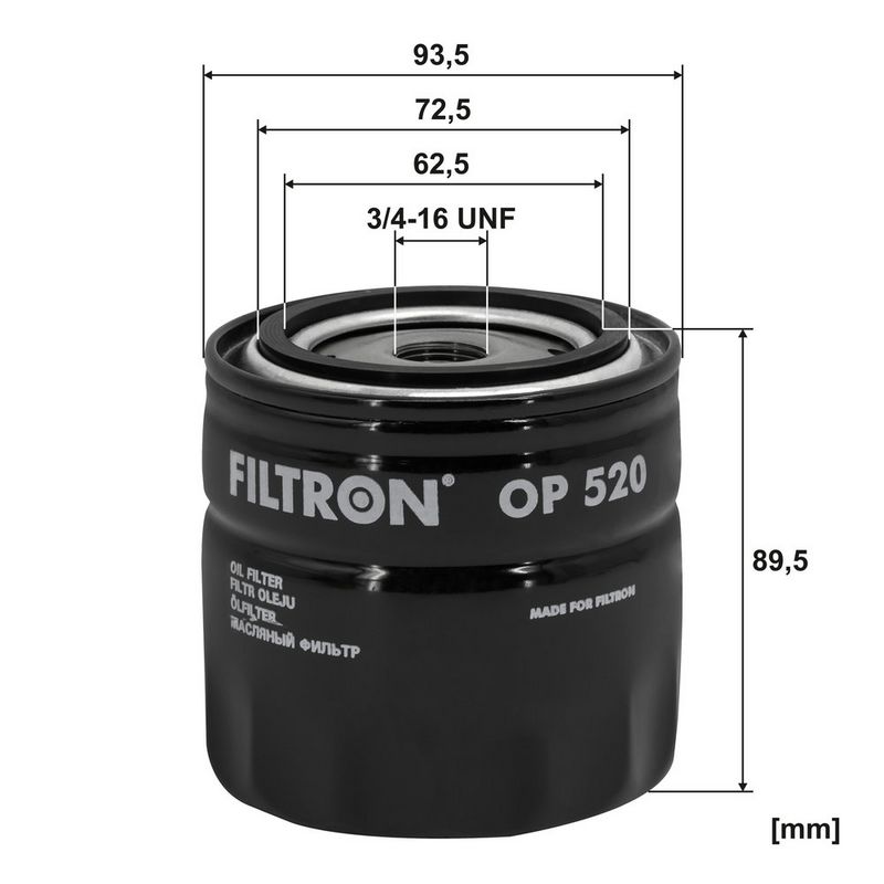 Õlifilter, FILTRON OP 520