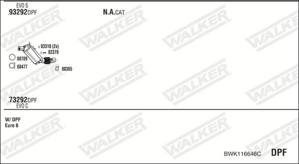 WALKER Система выпуска ОГ