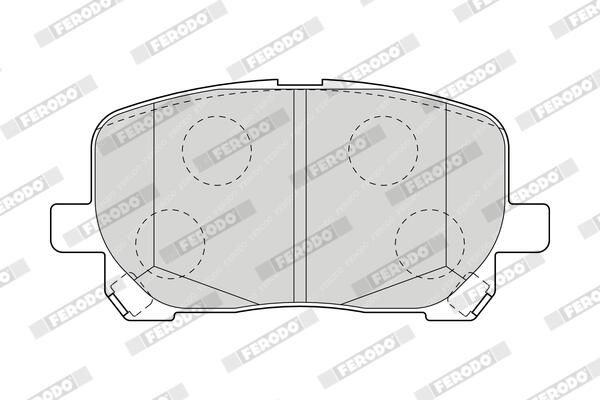 FERODO FDB1529 Brake Pad Set, disc brake