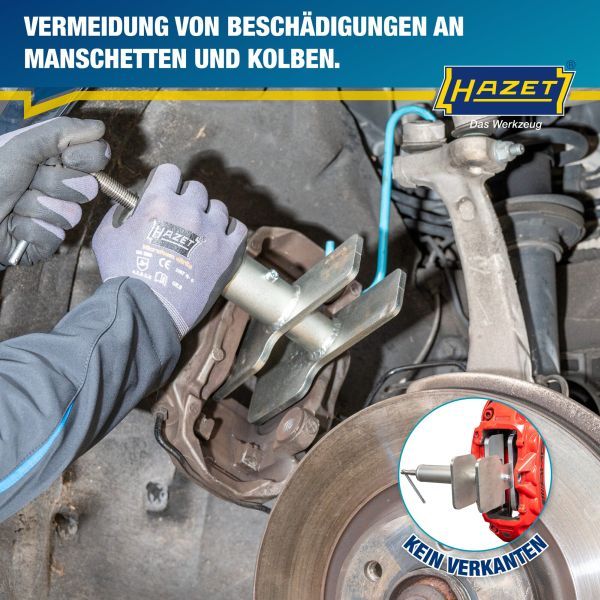 HAZET 4971-4 Turn/Reset Tool Set, brake caliper piston