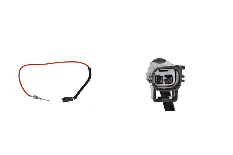 Sensor, temp. gas escape