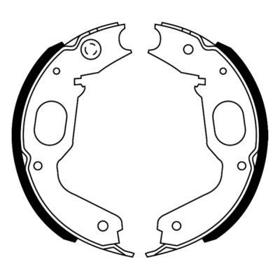 ABE C05065ABE Brake Shoe Set