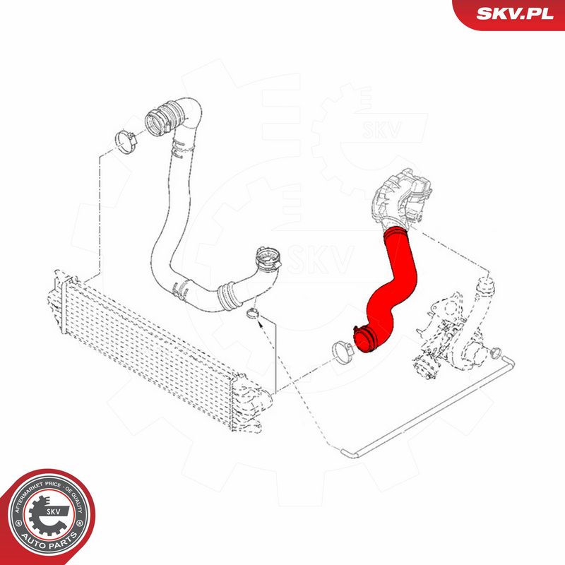 ESEN SKV 43SKV270 Charge Air Hose