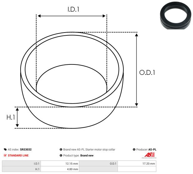 AS-PL SRS3032 Repair Kit, starter