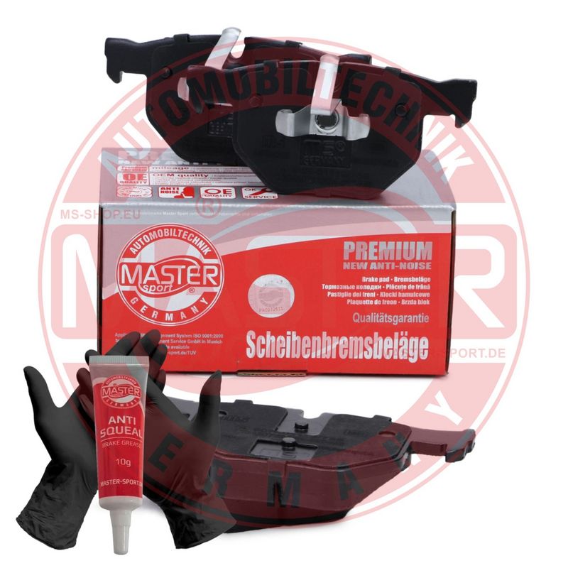 set placute frana,frana disc MASTER SPORT 13046072252N-SET-MS