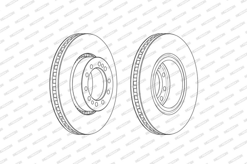 Disque+de+frein FERODO FCR374A