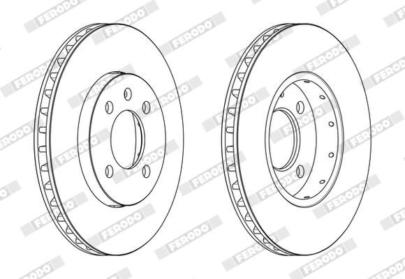 FERODO DDF2184C Brake Disc