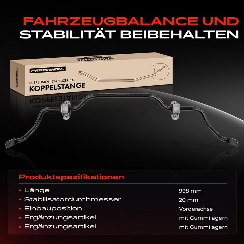 Frankberg 5481FB0025753 Stabiliser Bar, suspension
