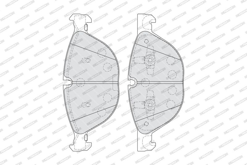 FERODO FDB4079 Brake Pad Set, disc brake