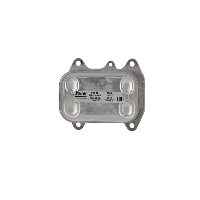 Õliradiaator, mootoriõli, NISSENS 90681