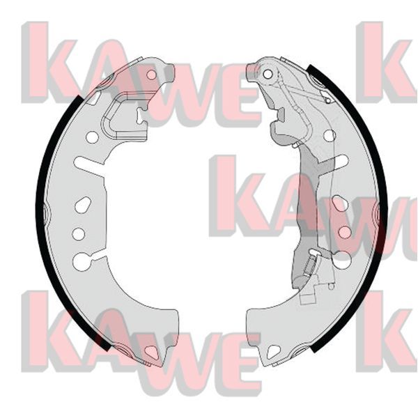 комплект спирачна челюст KAWE