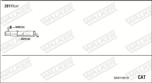 WALKER Система выпуска ОГ