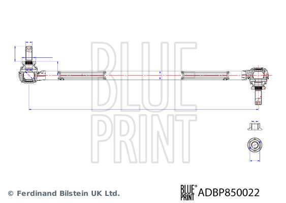 Тяга/стійка, стабілізатор, Blue Print ADBP850022