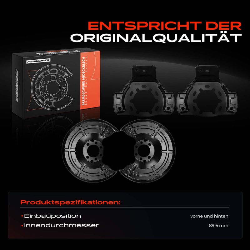Frankberg 5481FB0032559 Splash Guard, brake disc