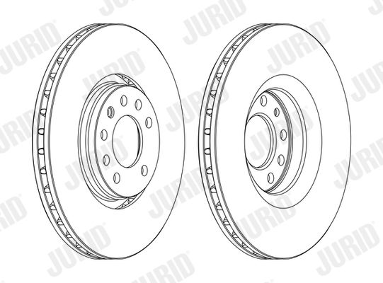 JURID 562390JC-1 Brake Disc