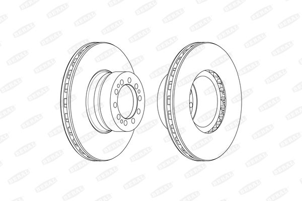 Brzdový kotouč BCR376A