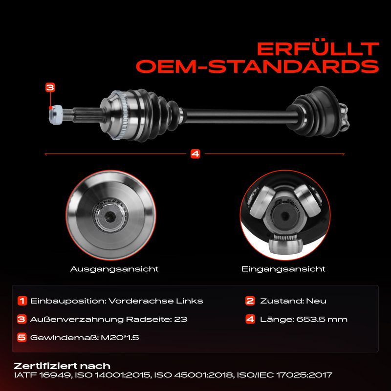 Frankberg 5481FB0010309 Drive Shaft