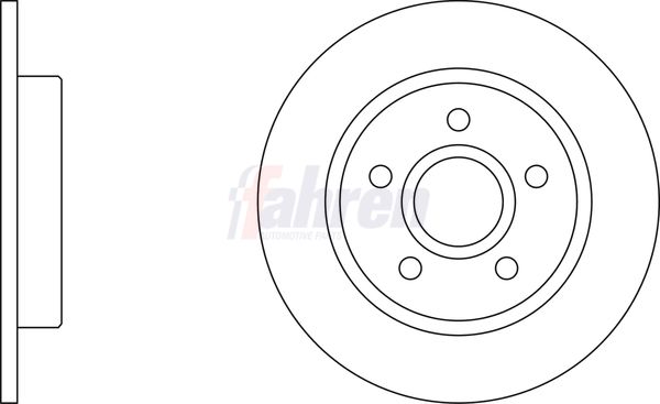 Fahren Brake Disc FBD6705