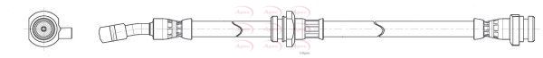 APEC Brake Hose HOS4251
