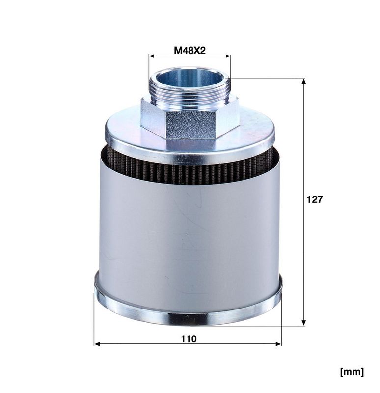 Hydraulisch filter (patroon) past: CASE IH 170 CVT, 6135 CVT, 6145 CVT, 6165 CVT, 6170 CVT, 6195 CVT, 1135, 1145, 1155, 1170, 1190, 1195, 120, 130, 150, 170, 175, 195  CASE-STEYR CVT 6140, CVT 6150