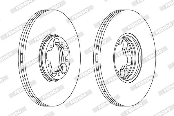 FERODO DDF1112 Brake Disc