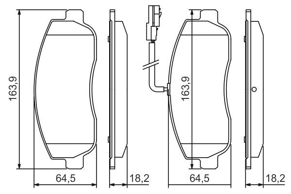 BOSCH тормозные колодки передний RENAULT Master III 10-