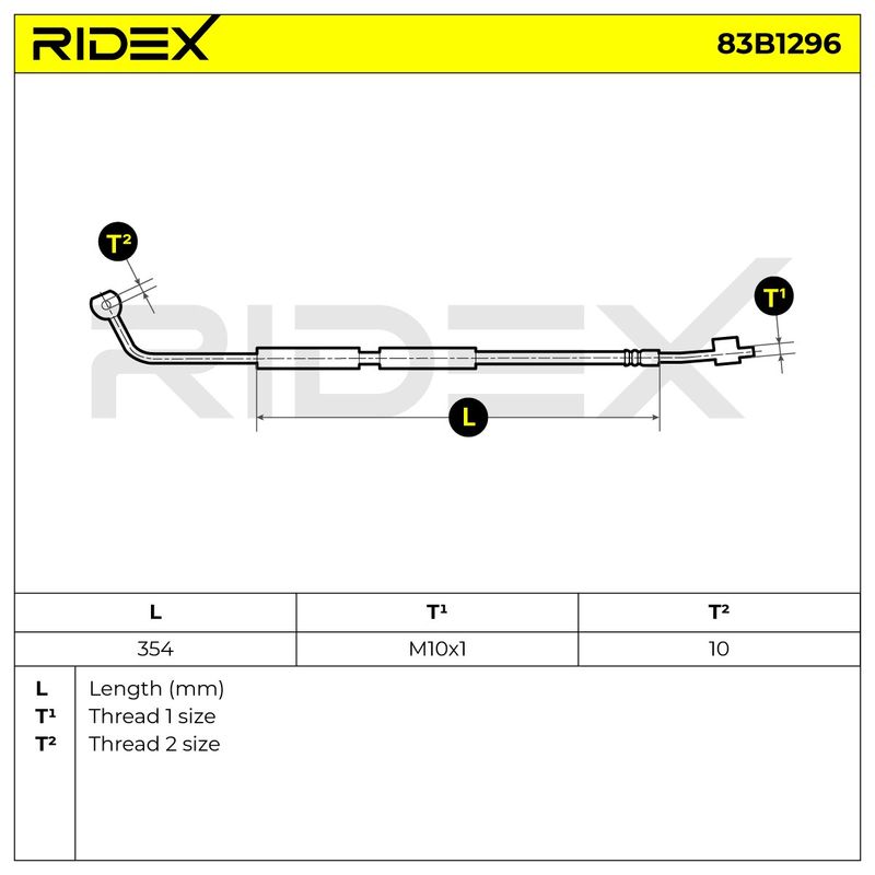 спирачен маркуч RIDEX