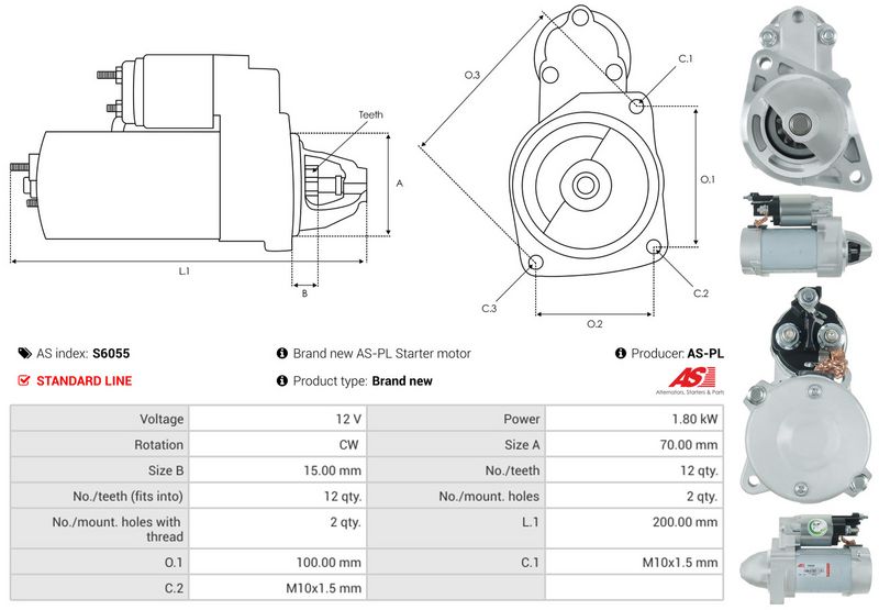 AS-PL S6055 Starter
